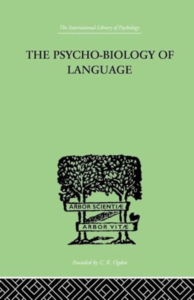 Psycho-Biology Of Language