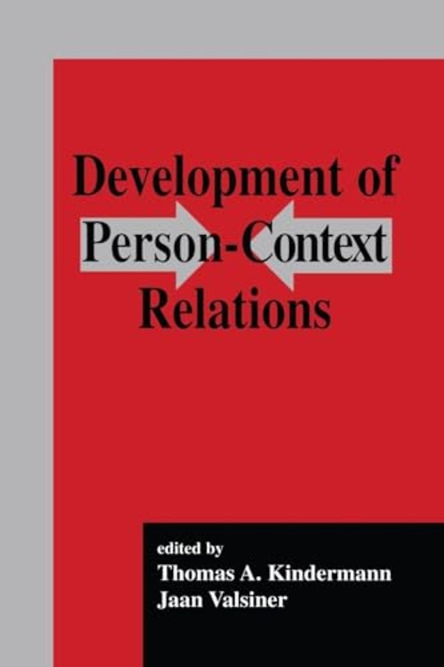 Development of Person-context Relations