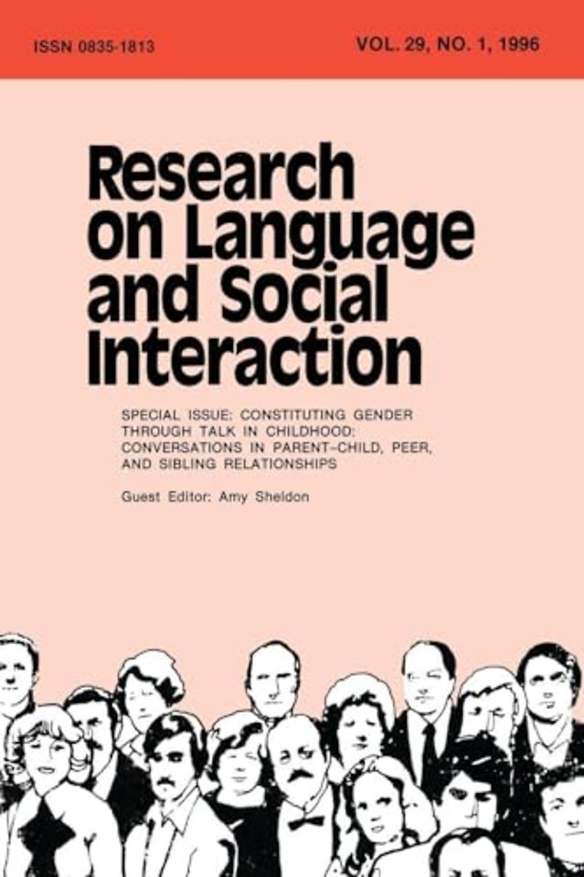 Constituting Gender Through Talk in Childhood