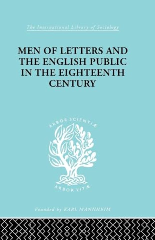 Men of Letters and the English Public in the 18th Century