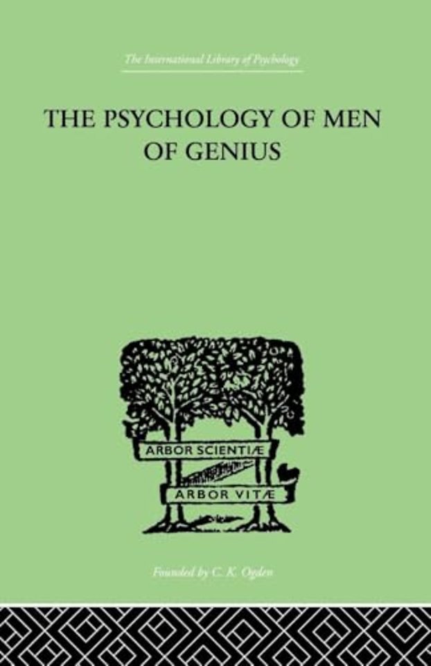 Psychology Of Men Of Genius