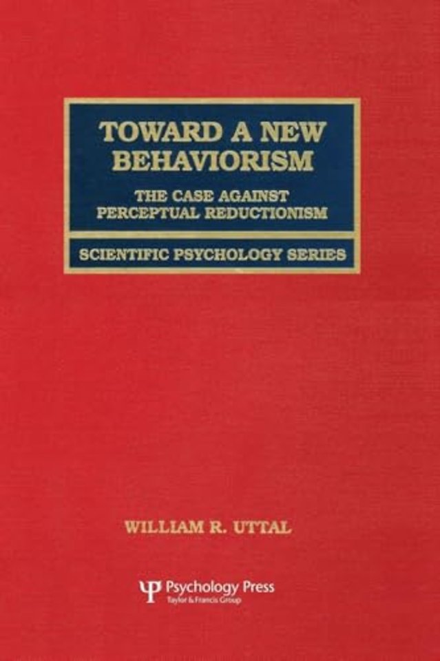 Toward A New Behaviorism