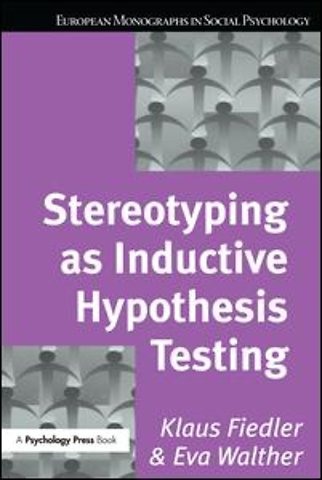 Stereotyping as Inductive Hypothesis Testing