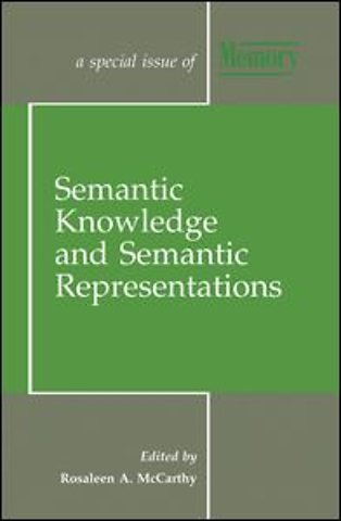 Semantic Knowledge and Semantic Representations