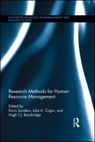 Research Methods for Human Resource Management
