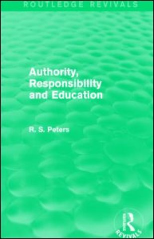 Authority, Responsibility and Education