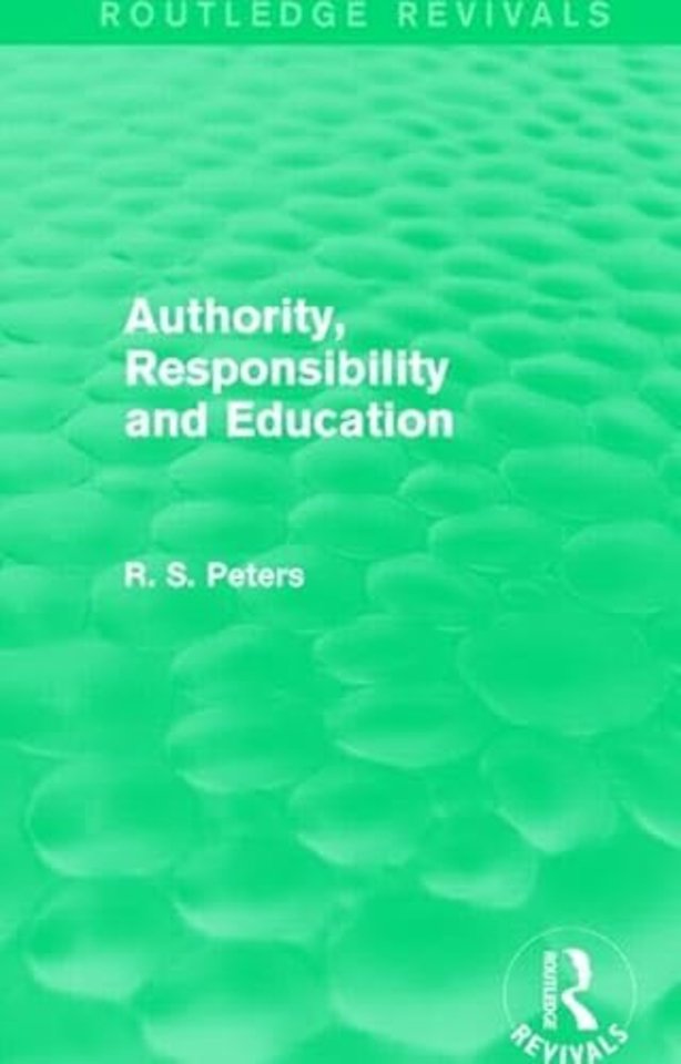 Authority, Responsibility and Education