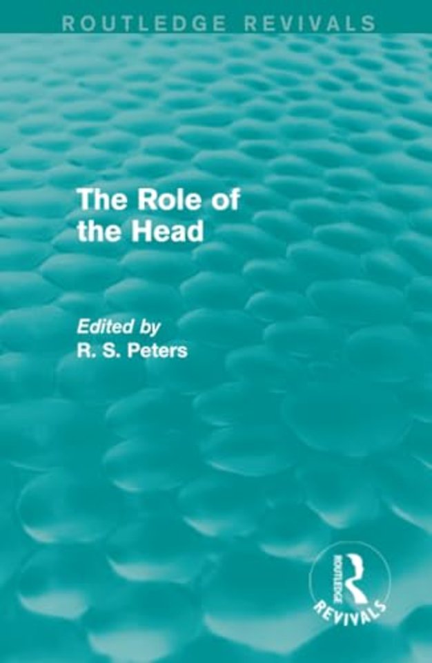 Role of the Head (Routledge Revivals)