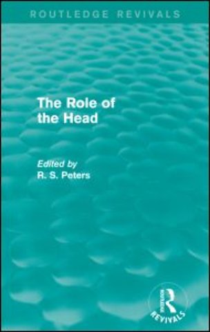 Role of the Head (Routledge Revivals)