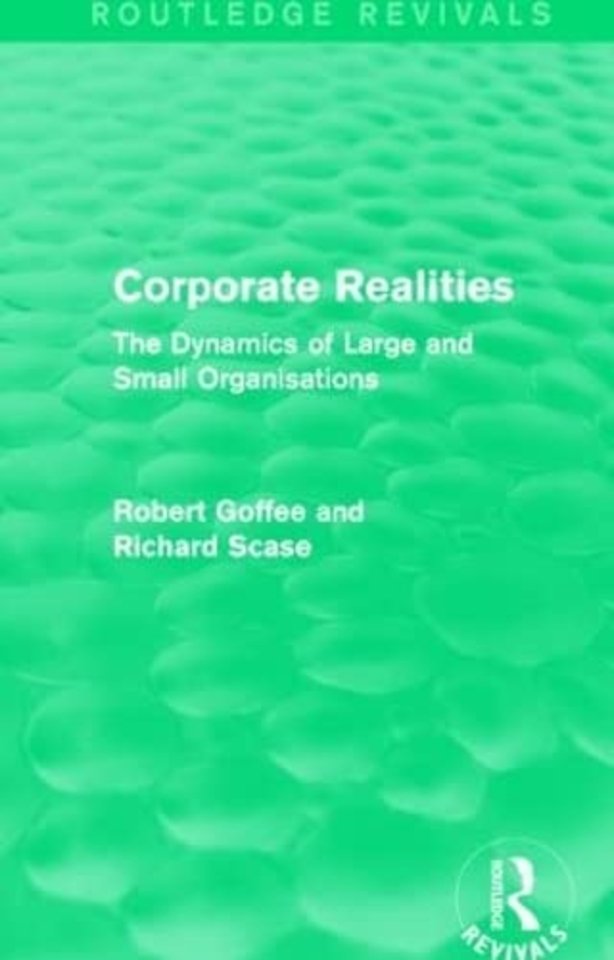 Corporate Realities (Routledge Revivals)
