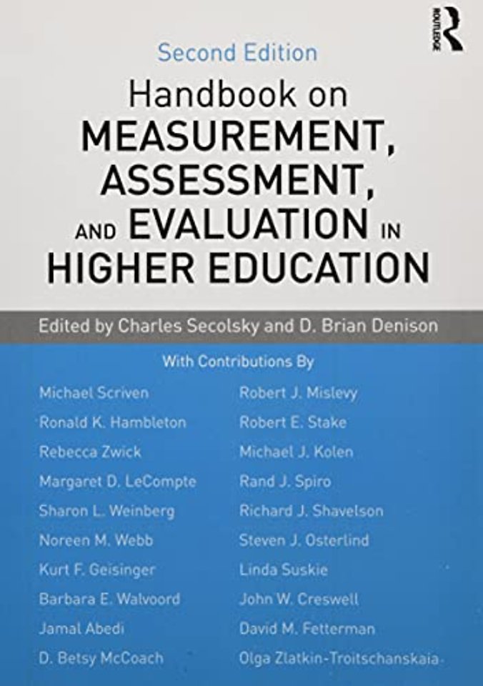 Handbook on Measurement, Assessment, and Evaluation in Higher Education