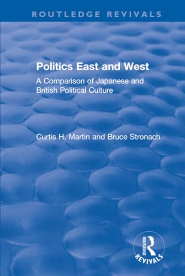 Politics East and West: A Comparison of Japanese and British Political Culture