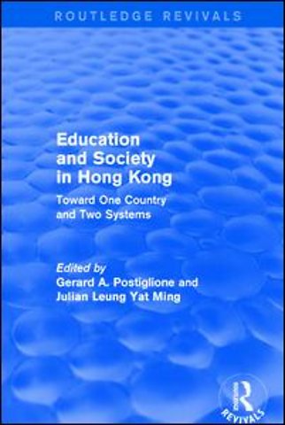 Education and Society in Hong Kong