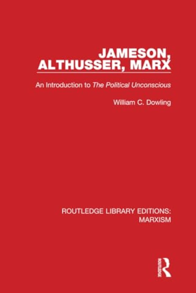 Jameson, Althusser, Marx (RLE Marxism)