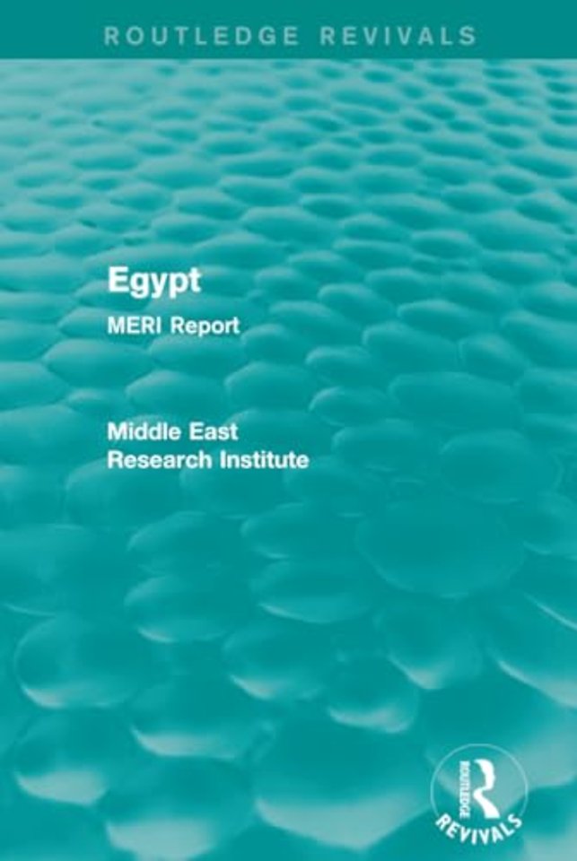 Egypt (Routledge Revival)