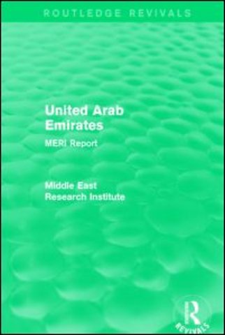United Arab Emirates (Routledge Revival)