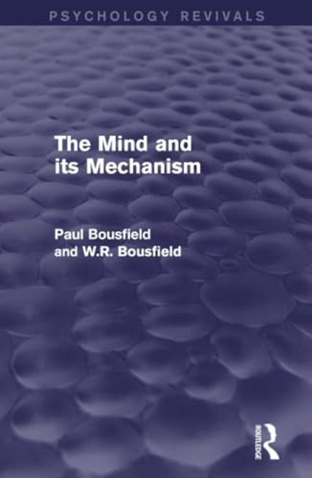 Mind and its Mechanism