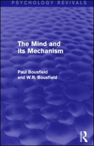 Mind and its Mechanism