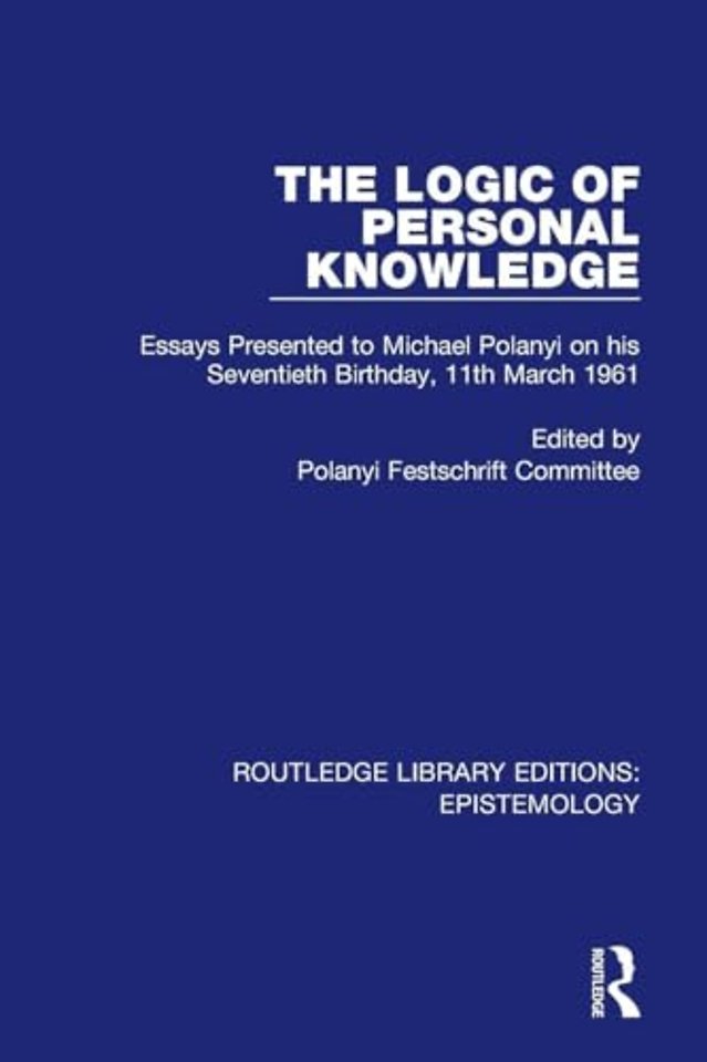 Logic of Personal Knowledge