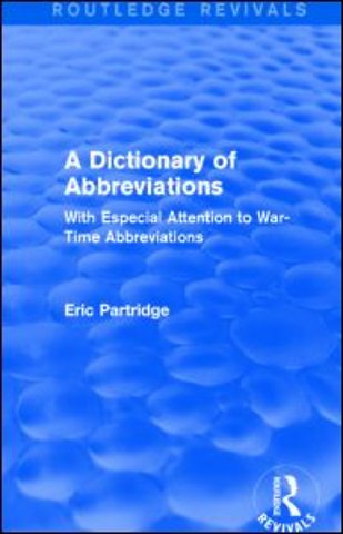 Dictionary of Abbreviations