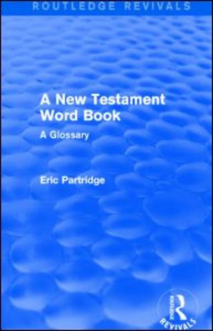 New Testament Word Book