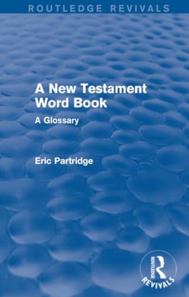 New Testament Word Book