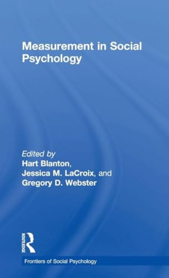 Measurement in Social Psychology