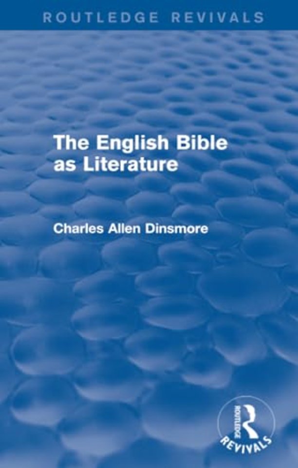 English Bible as Literature