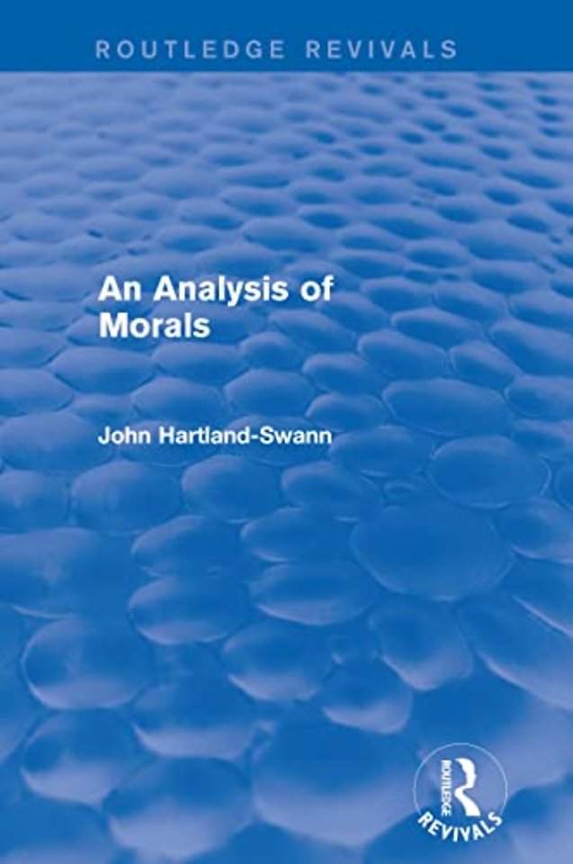 Analysis of Morals
