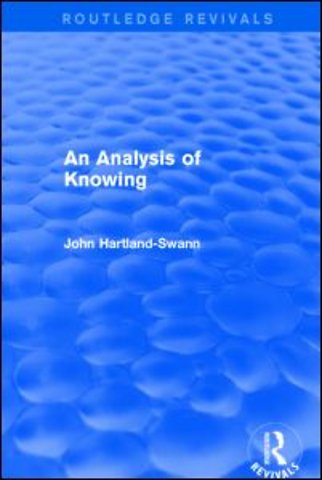 Analysis of Knowing