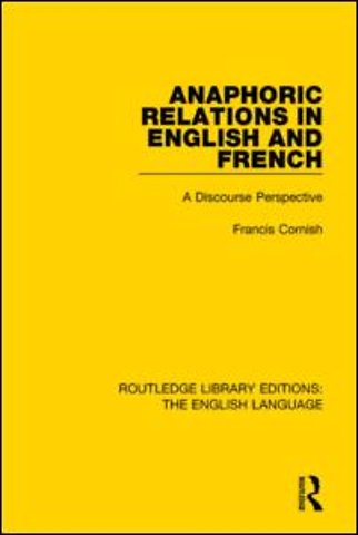 Anaphoric Relations in English and French