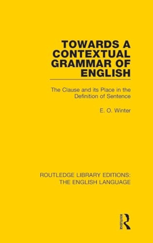 Towards a Contextual Grammar of English