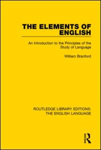 Elements of English