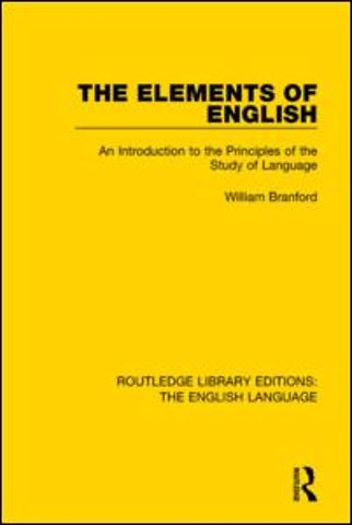 Elements of English
