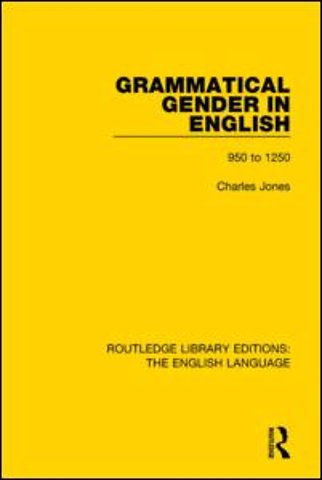 Grammatical Gender in English