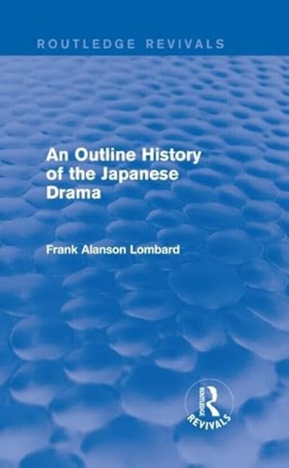 Outline History of the Japanese Drama