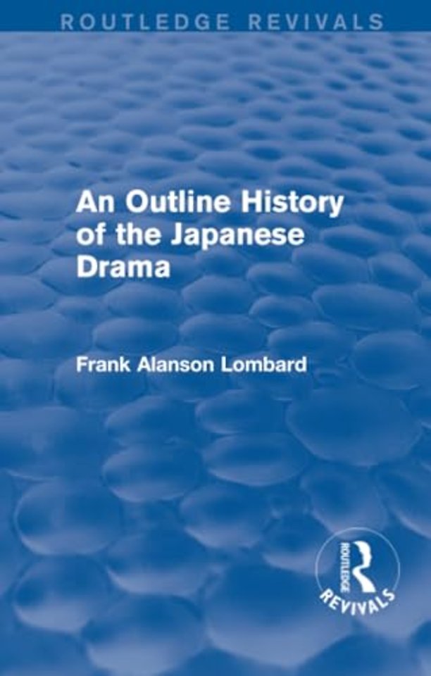 Outline History of the Japanese Drama