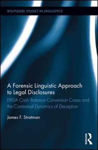 Forensic Linguistic Approach to Legal Disclosures