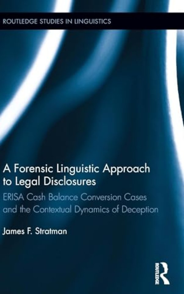 Forensic Linguistic Approach to Legal Disclosures