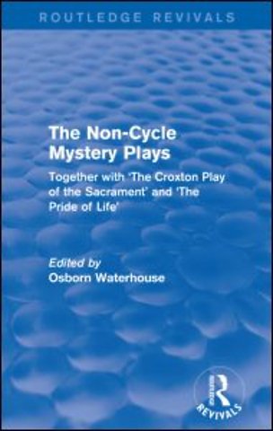 Non-Cycle Mystery Plays