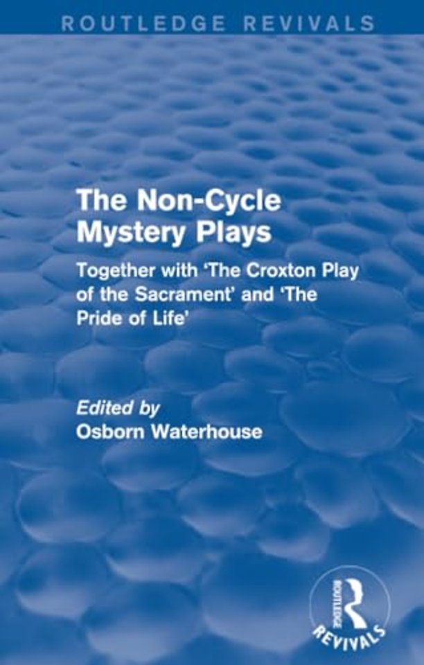 Non-Cycle Mystery Plays