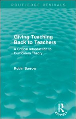 Giving Teaching Back to Teachers