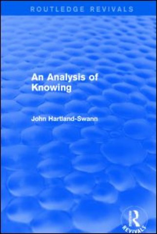 Analysis of Knowing