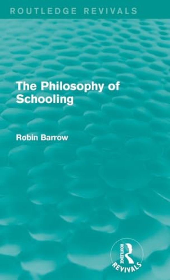 Philosophy of Schooling