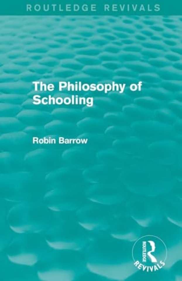 Philosophy of Schooling