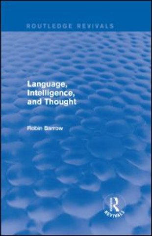 Language, Intelligence, and Thought