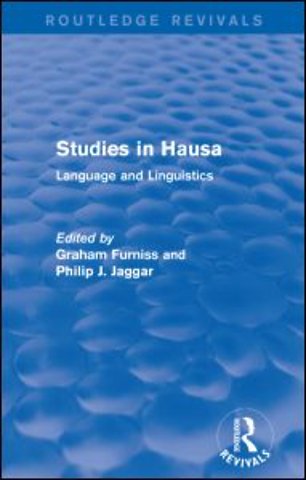 Studies in Hausa
