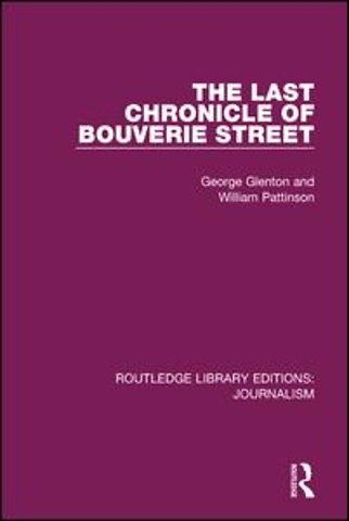 Last Chronicle of Bouverie Street