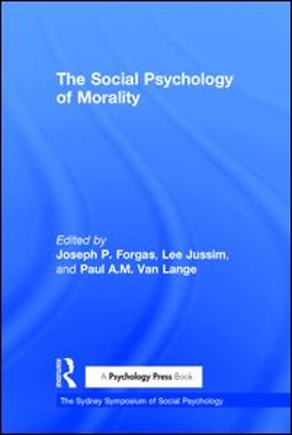 Social Psychology of Morality