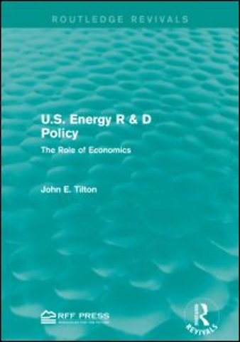 U.S. Energy R & D Policy